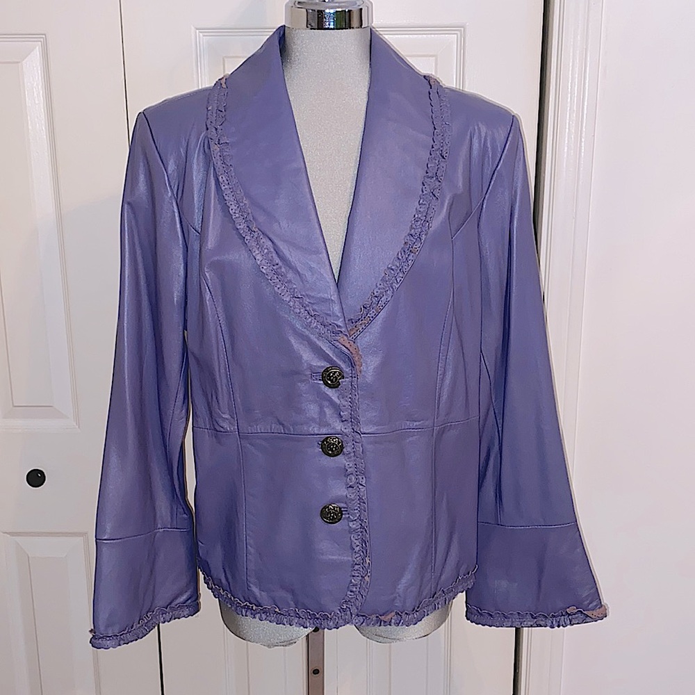 Guillaume Lambskin Leather Jacket - NWOT